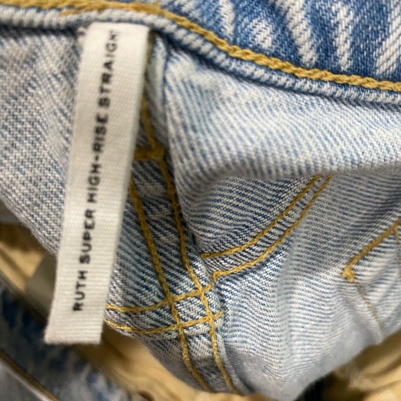 Rag & Bone Ruth High Rise Straight Jeans Size 34 - Picture 14 of 14